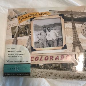 New travel scrapbook